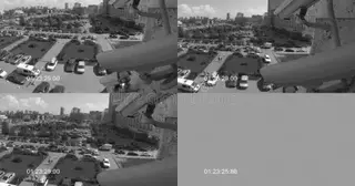 Установка систем видеонаблюдения на парковке в Рубцовске в октябре